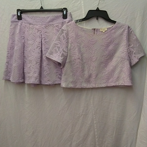 Tea n Cup Dresses & Skirts - Tea & Cup lavender skirt & top set